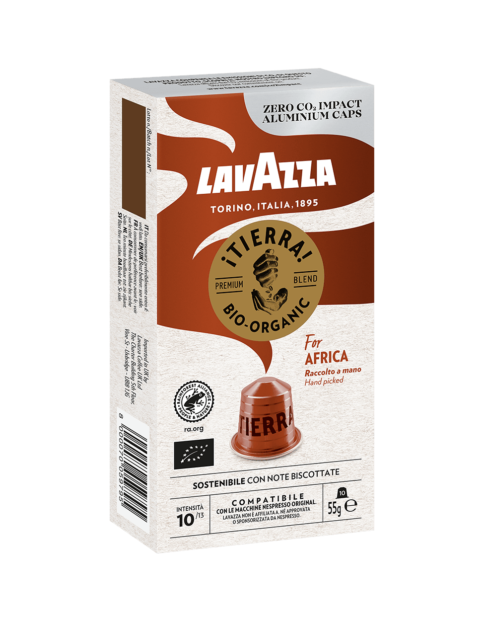 Lavazza Espresso ¡Tierra! For Africa Bio 10 Kapseln (55 g)