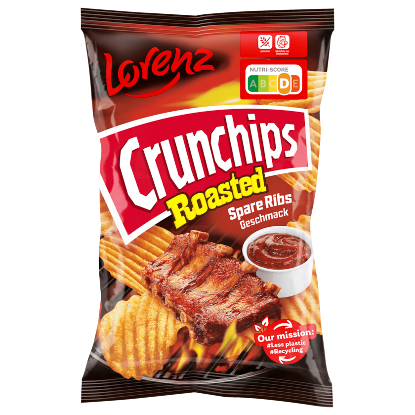Lorenz Crunchips Roasted Spare Ribs 110G