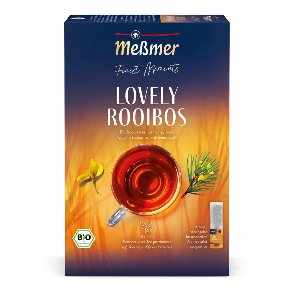 Meßmer Tee Lovely Rooibos, BIO, Rooibostee, 37,5 g, 15 Beutel