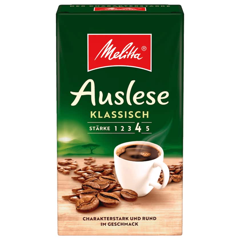 Melitta Auslese Klassisch Filterkaffee gemahlen 500g