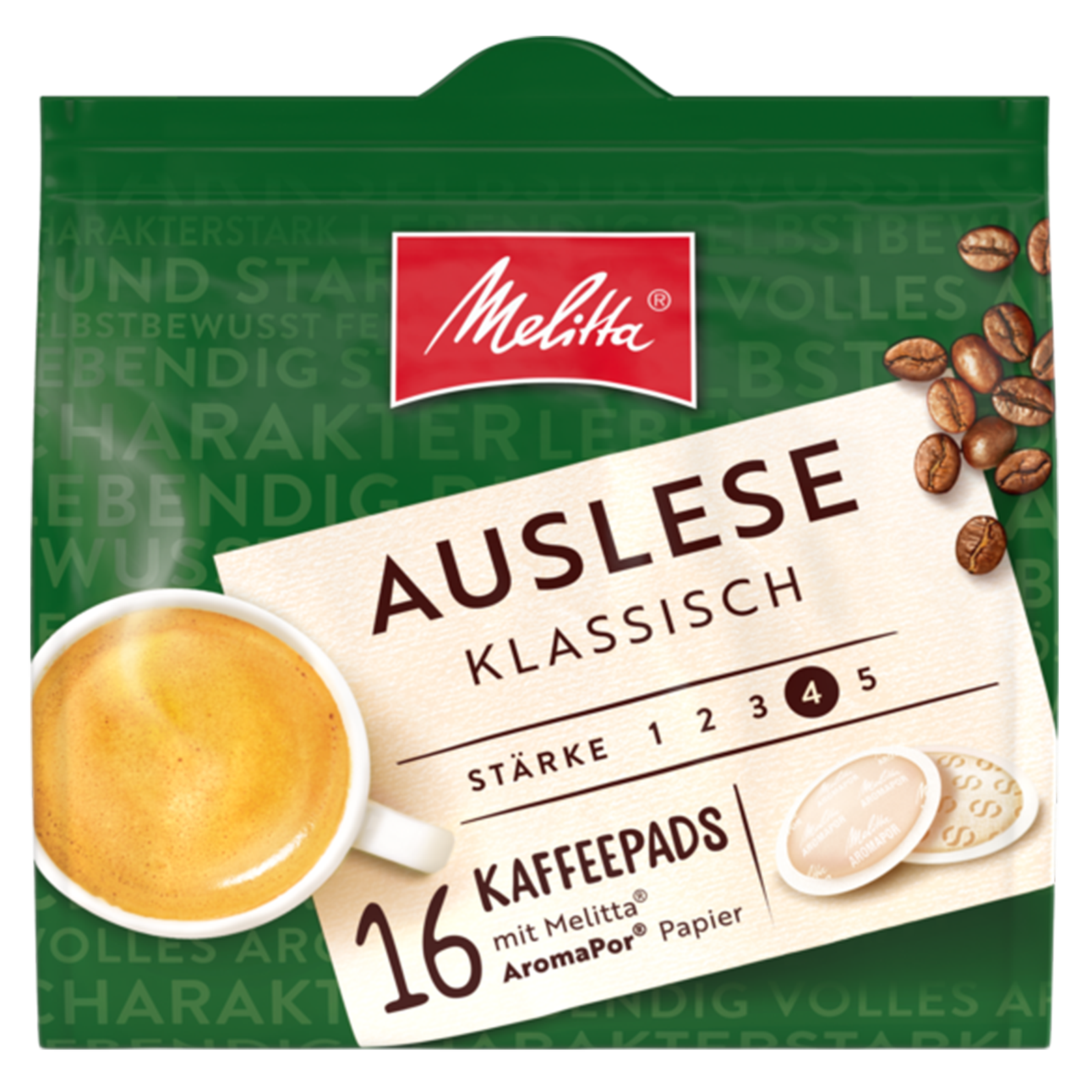 Melitta Auslese Klassisch Kaffeepads 16 Pads