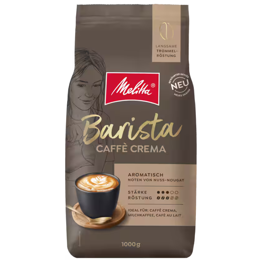 Melitta Barista Classic Crema Ganze Kaffeebohnen 1kg