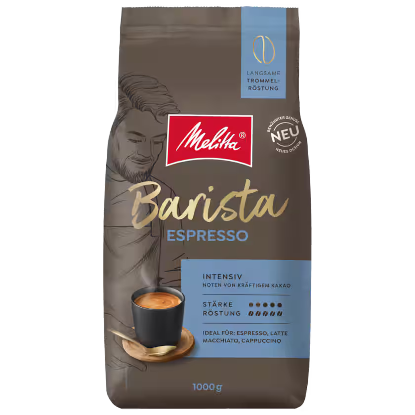 Melitta Barista Classic Espresso Ganze Kaffeebohnen 1 kg