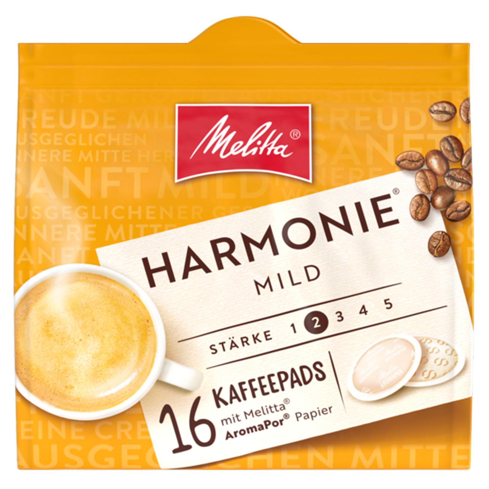 Melitta Harmonie Mild Kaffeepads 16 Pads