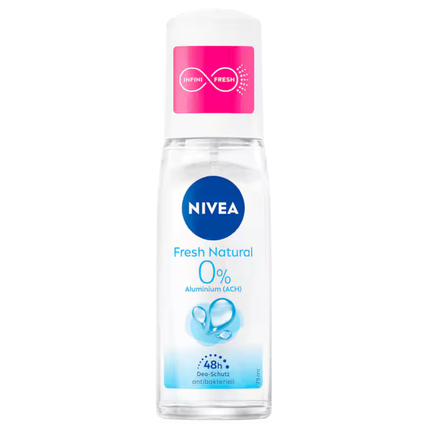 NIVEA Deo-Zerstäuber Fresh Natural ohne Aluminium 75ml