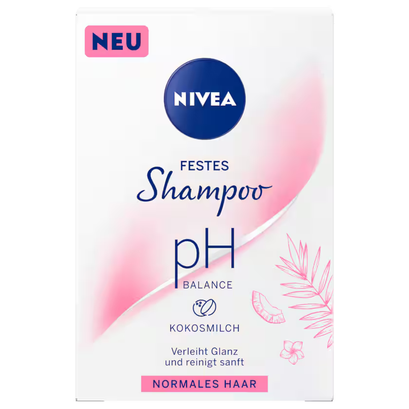 NIVEA Festes Shampoo pH Balance Kokosmilch 75g
