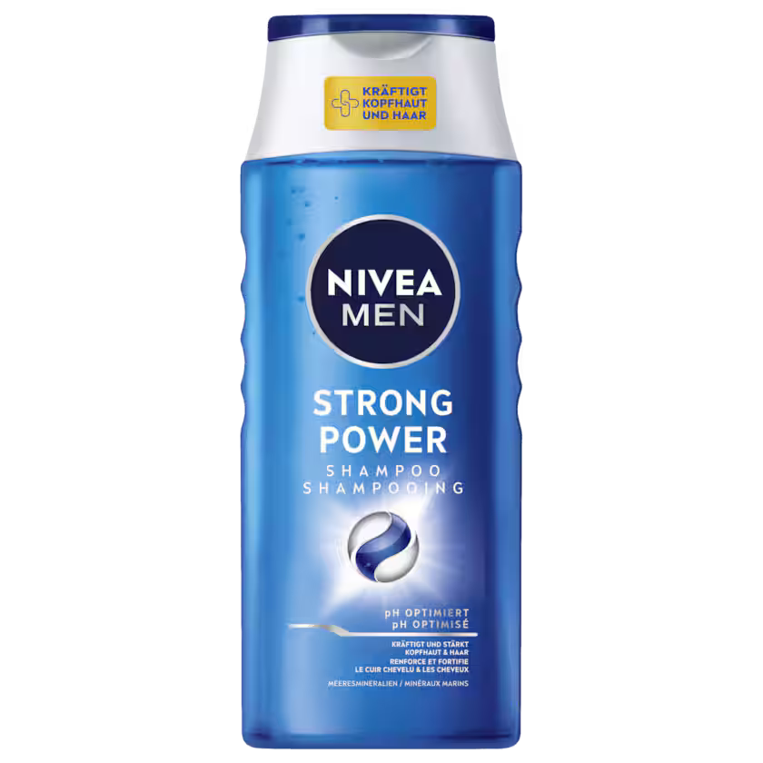 NIVEA Men Pflegeshampoo Strong Power 250ml