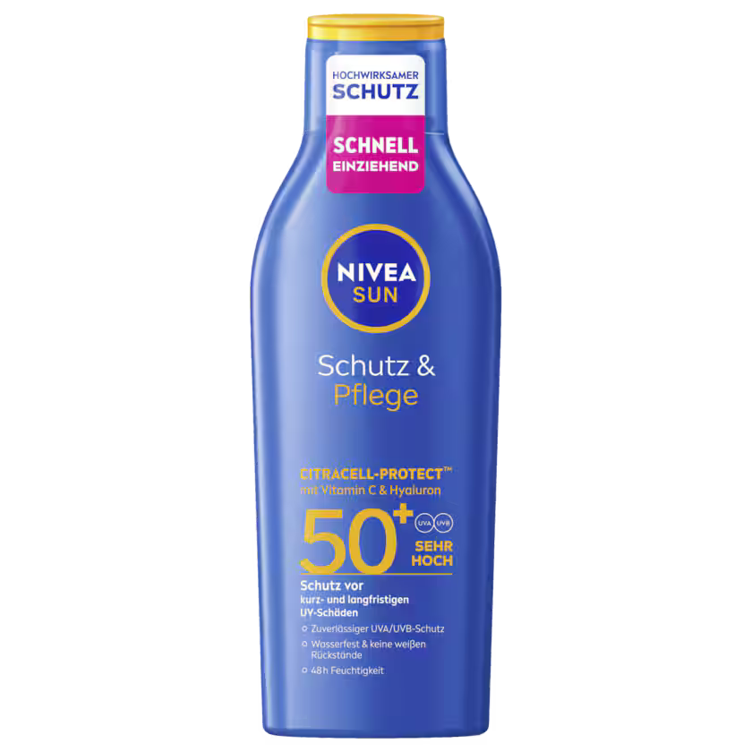 NIVEA Sun Schutz & Pflege LSF 50+ 200ml