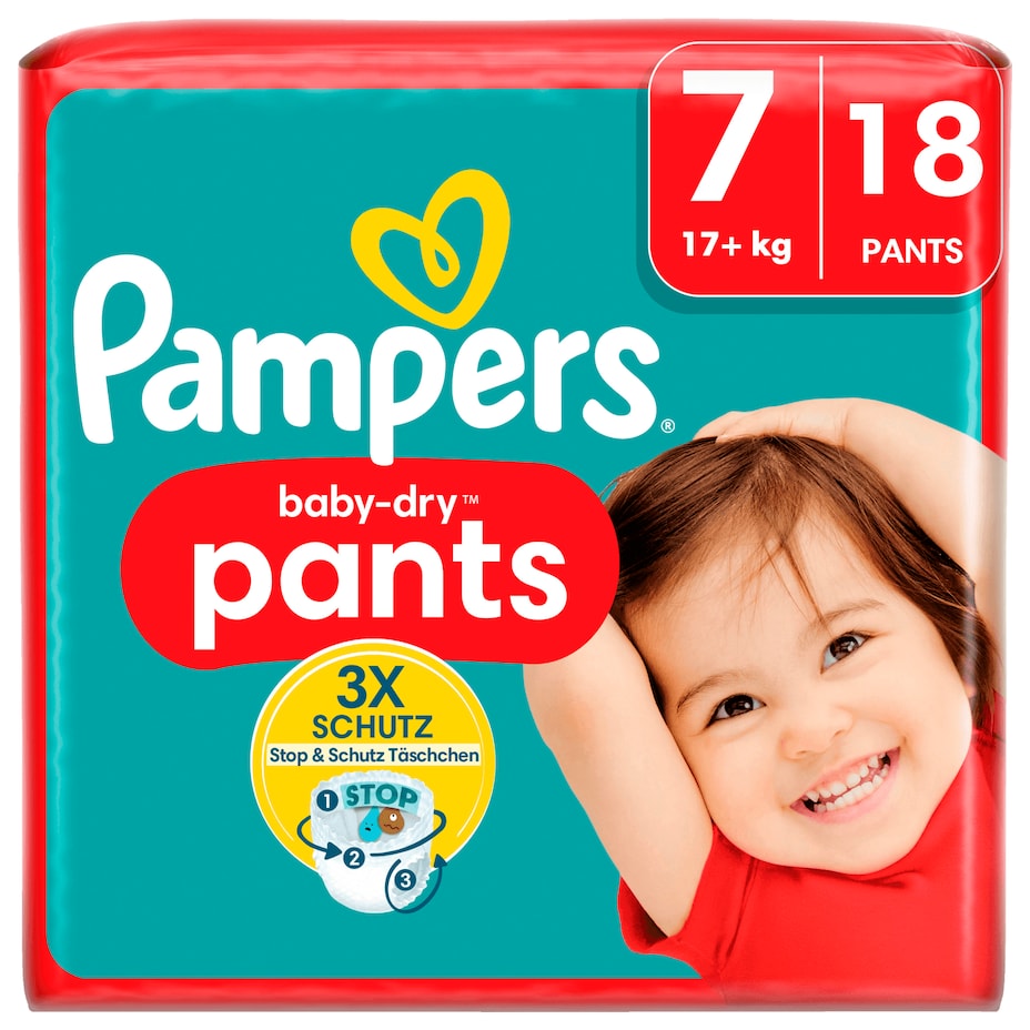 Pampers - Baby-Dry Pants - Gr.7 (17+ kg) 18ST