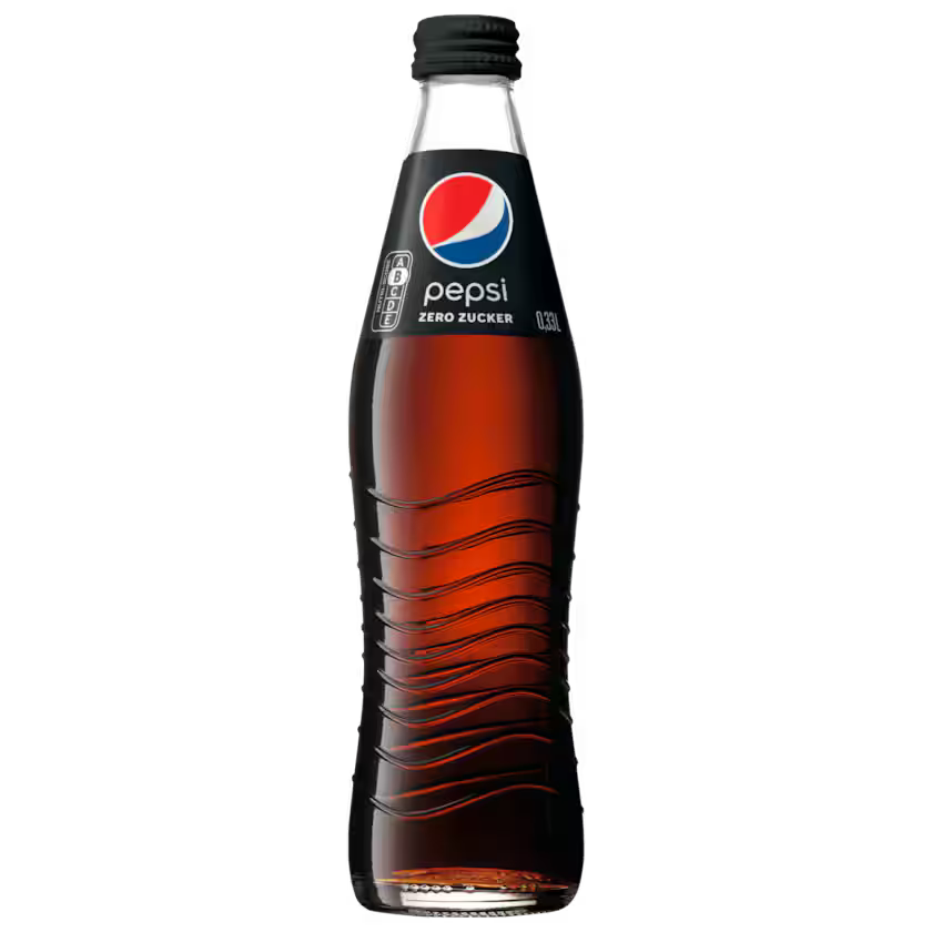 Pepsi Cola Zero Zucker 0,33 l Glas