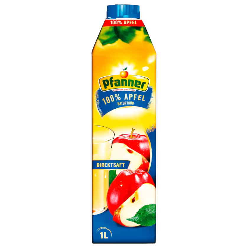 Pfanner Apfel Direktsaft naturtrüb 1l