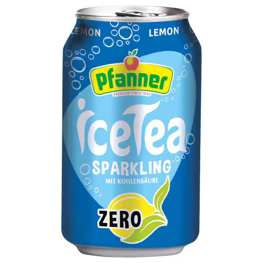 Pfanner Eistee Lemon Sparkling Zero 0,33l (EINWEG)