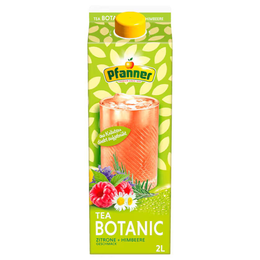 Pfanner Tea Botanic Zitrone-Himbeere 2l