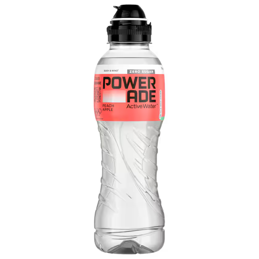 Powerade Active Water Peach Apple Zero 0,5l (EINWEG)