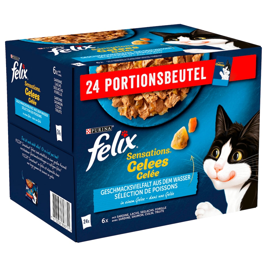 Felix - Sensations Gelees - Geschmacksvielfalt aus dem Wasser - 24x85G