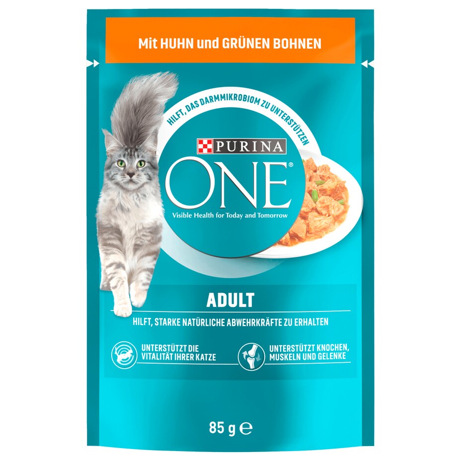 PURINA ONE - Adult - mit Huhn und grünen Bohnen - 85G