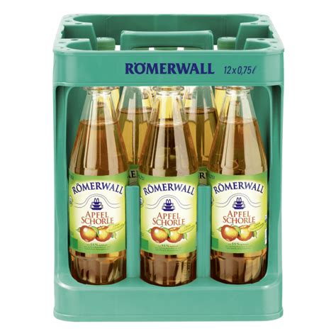 Römerwall Apfelschorle Kasten 12 x 0,75 l PET
