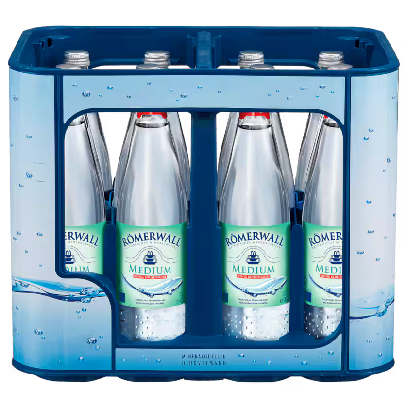Römerwall Mineralwasser Medium 12x0,75l (MEHRWEG)