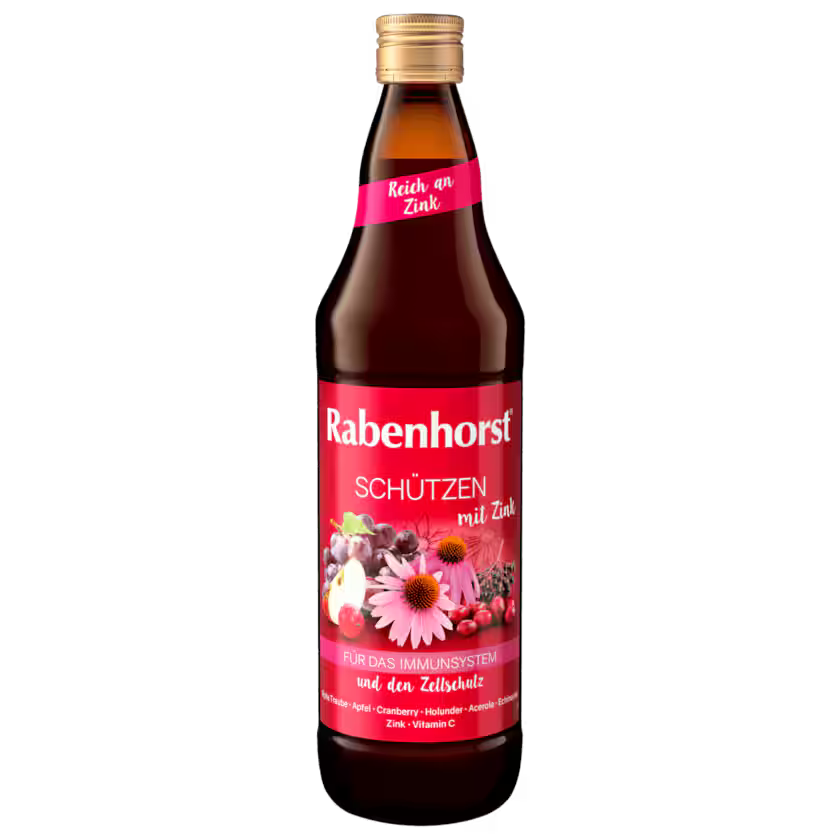 Rabenhorst Schützen mit Zink Mehrfrucht-Direktsaft 0,7l