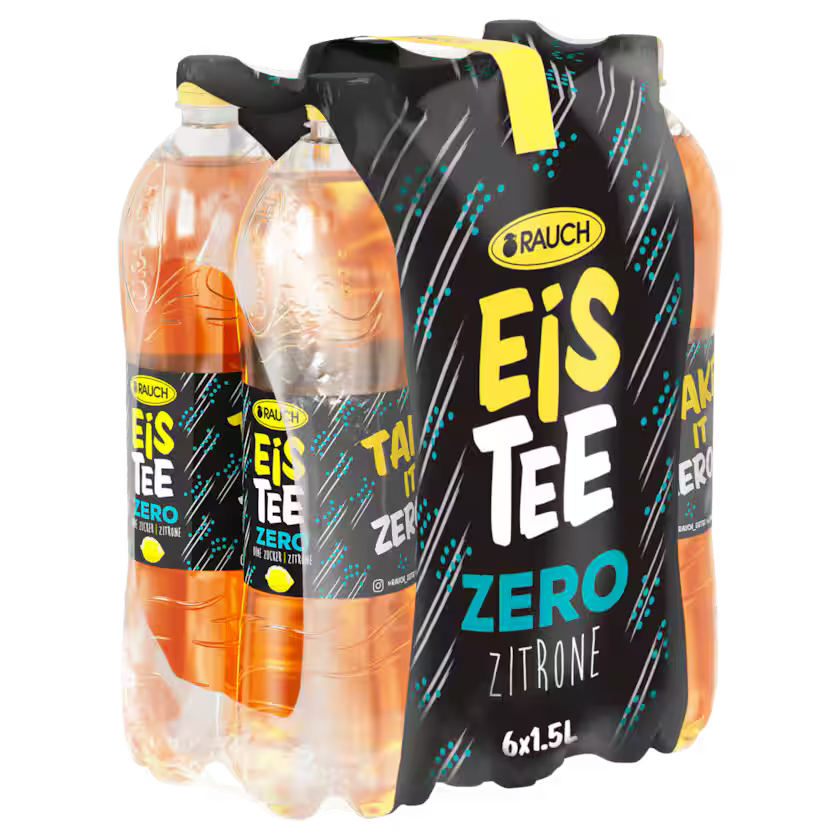 Rauch Eis Tee Zitrone Zero 6x1,5l (EINWEG)