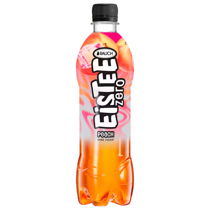 Rauch Eistee Peach Zero 0,5l (EINWEG)