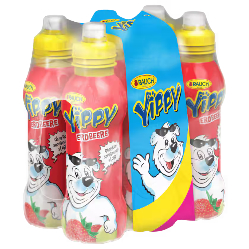 Rauch Yippy Erdbeere 6x0,33l (EINWEG)