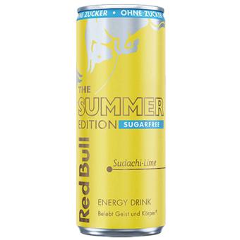 Red Bull Energy Drink Summer Edition Sudachi-Lime Sugarfree 250ml
