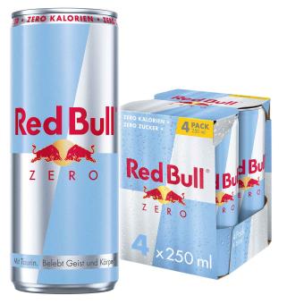 Red Bull Energy Drink Zero 4x250ml