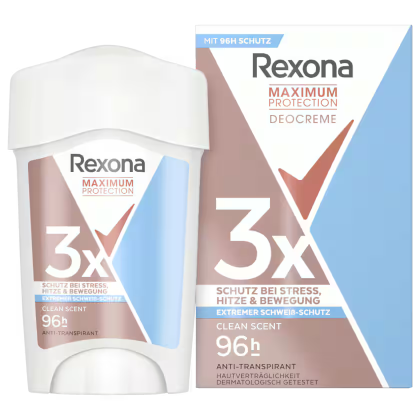 Rexona Deo Creme Maximum Protection Clean Scent 45ml