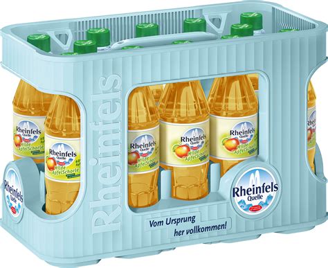 Rheinfels Quelle Apfelschorle mild Kasten 12 x 0,5 l PET