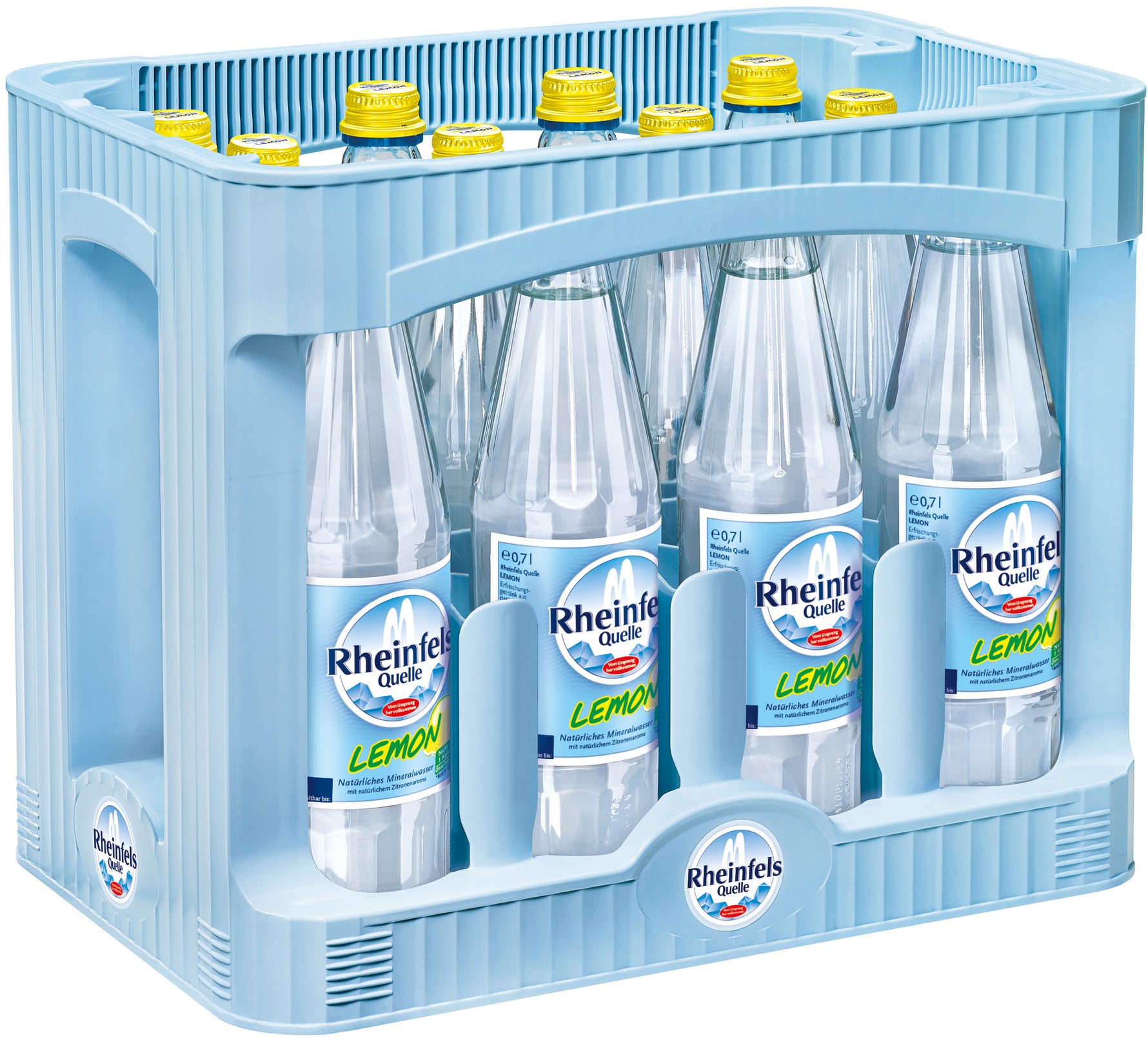 Rheinfels Quelle Lemon Kasten 12 x 0,7 l Glas