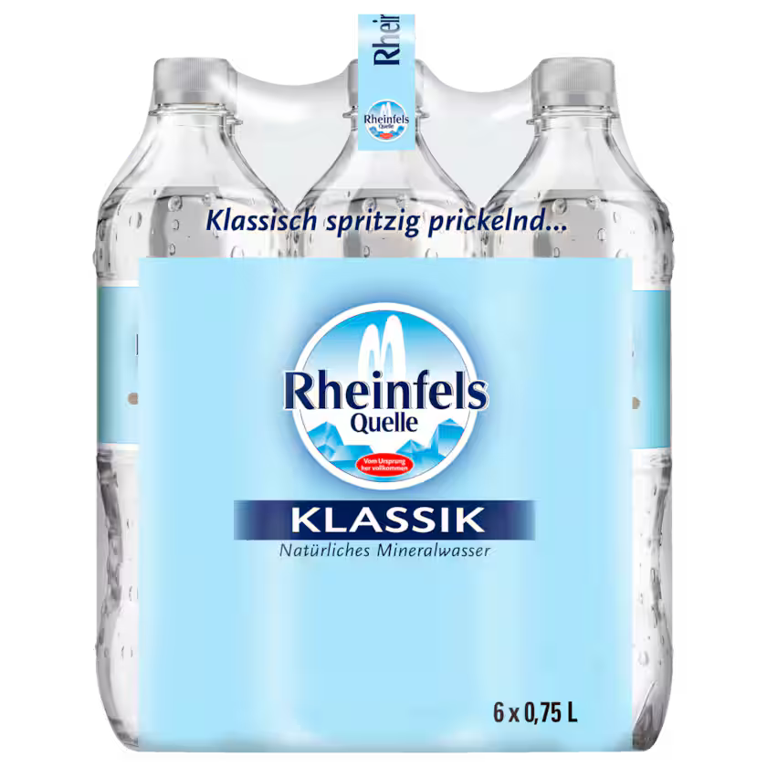 Rheinfels Quelle Mineralwasser Klassik 6x0,75l (EINWEG)