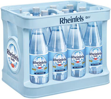 Rheinfels Quelle Mineralwasser Klassik Kasten 12 x 1 l PET