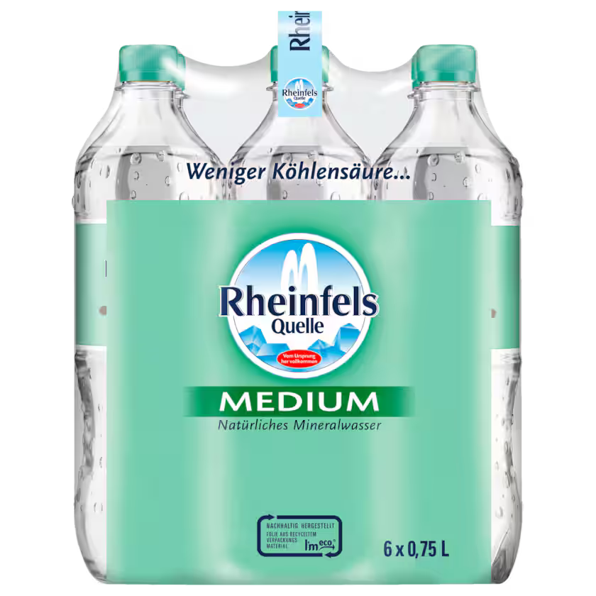 Rheinfels Quelle Mineralwasser Medium 6x0,75l (EINWEG)
