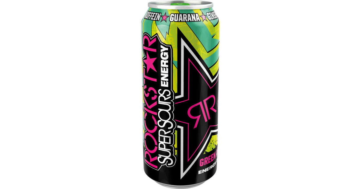 Rockstar Energy Drink Super Sour Green Apple 0,5 l Dose