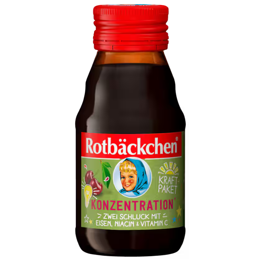 Rotbäckchen Konzentration Shot 0,06l