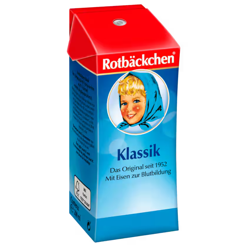 Rotbäckchen Saft Klassik 0,2l