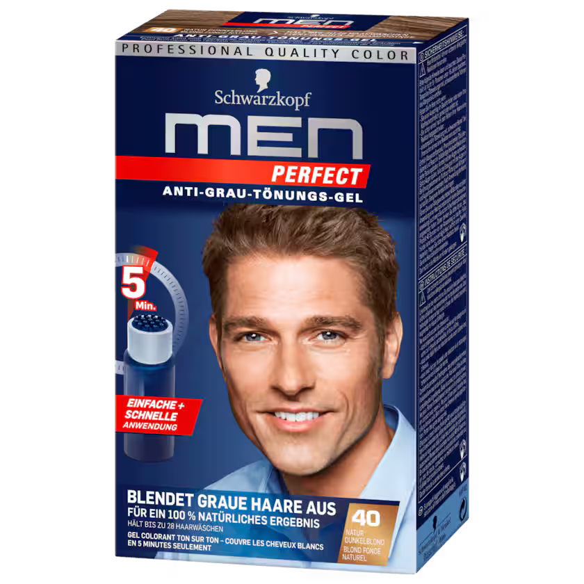 Schwarzkopf Men Perfect Natur Dunkelblond 80ml