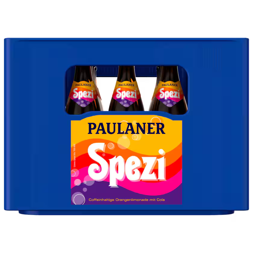 Spezi Cola Orange Limonade Kasten 20 x 0,5 l Glas