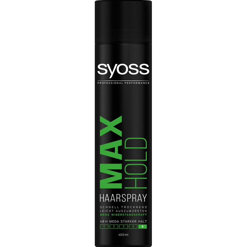 Syoss Haarspray Max Hold mega starker Halt 400ml