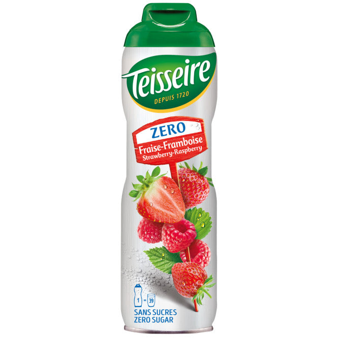 Teisseire Strawberry Raspberry Zero 0,6L