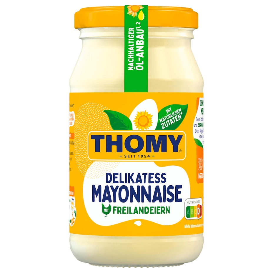 Thomy - Delikatess-Mayonnaise mit reinem Sonnenblumenöl 250ML