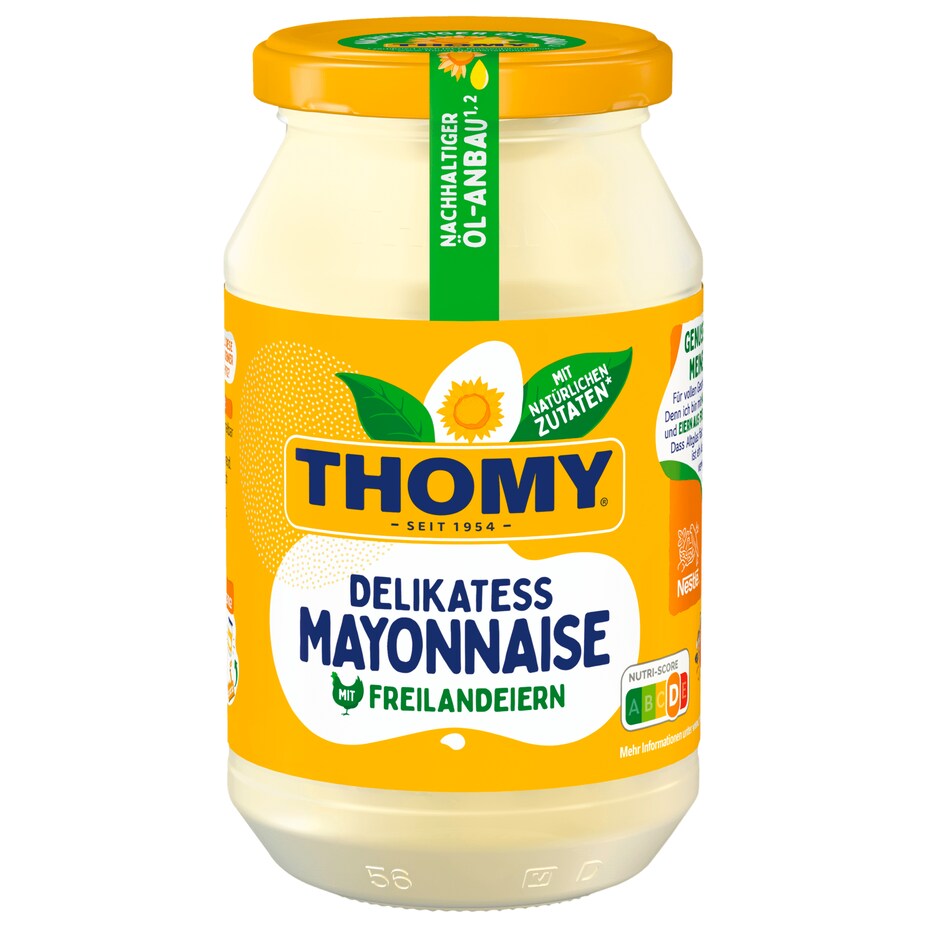 Thomy - Delikatess-Mayonnaise mit reinem Sonnenblumenöl 500ML
