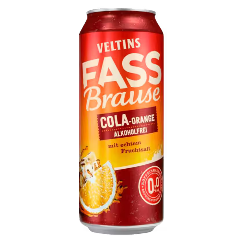 Veltins Fassbrause Cola-Orange 0,5l (EINWEG)