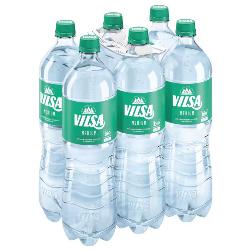 Vilsa Bio Mineralwasser Medium 6x1l (EINWEG)