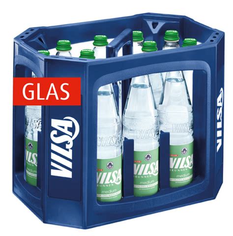 Vilsa Brunnen Mineralwasser Medium Kasten 12 x 0,7 l Glas