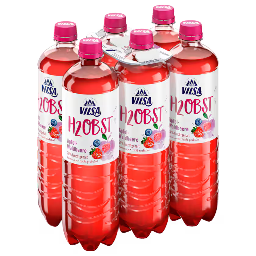 Vilsa H2Obst Apfel/Waldbeere 6x0,75l (EINWEG)
