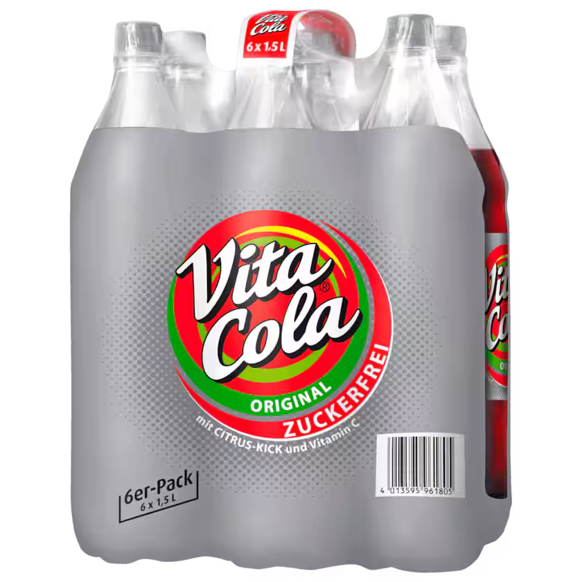 Vita Cola zuckerfrei 6x1,5l (EINWEG)