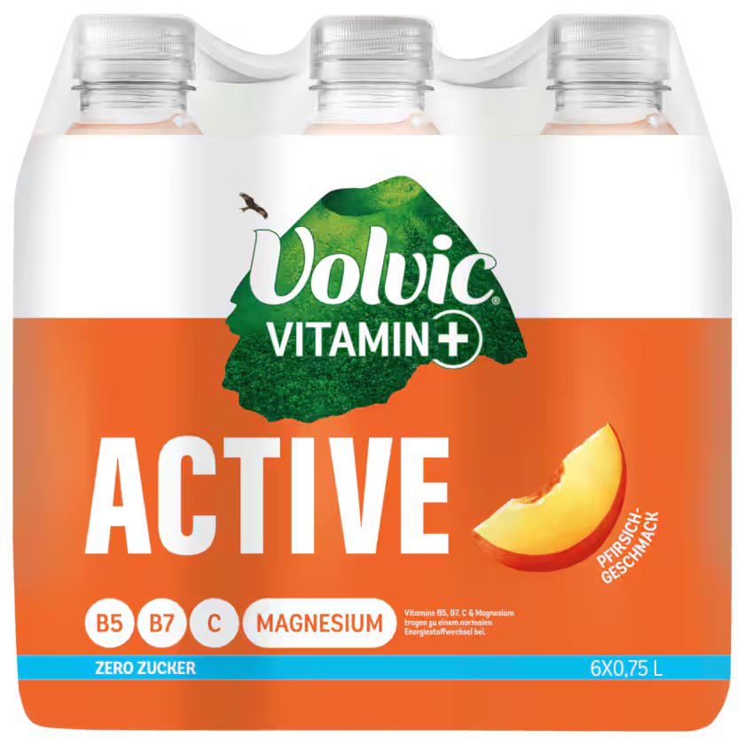 Volvic Active Vitamin+ Pfirsich 6x0,75l (EINWEG)