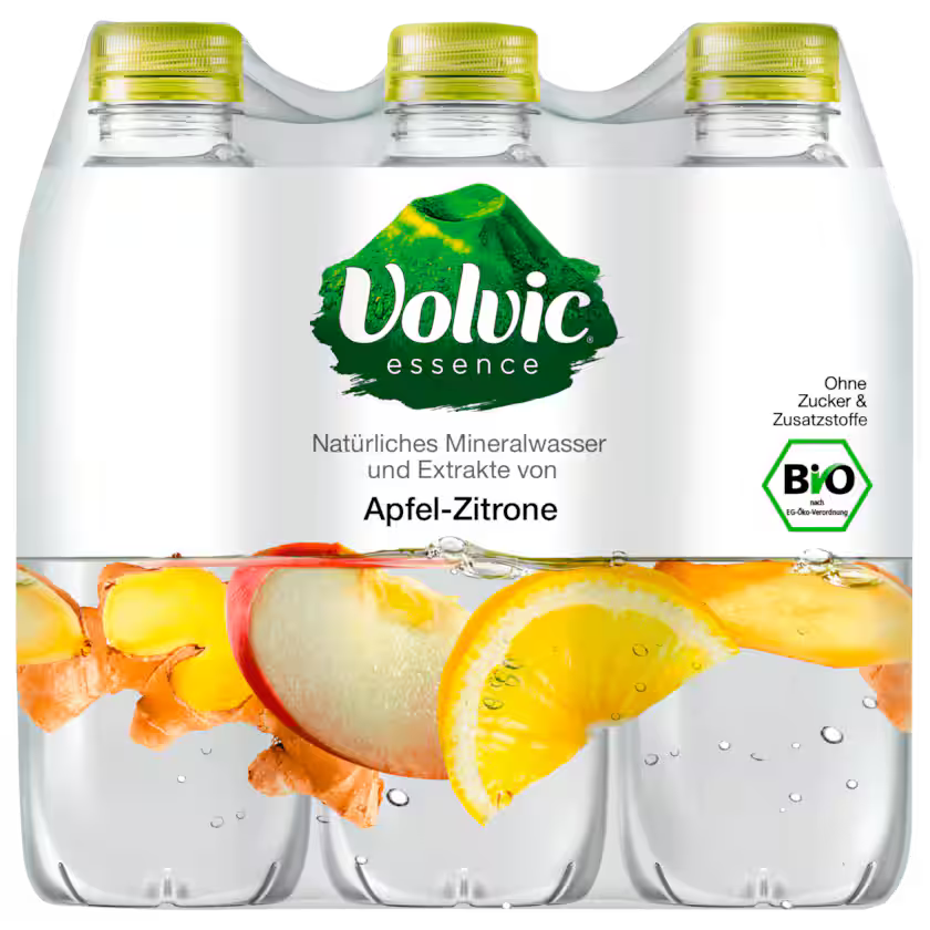 Volvic Essence Bio Apfel-Zitrone 6x0,75l (EINWEG)